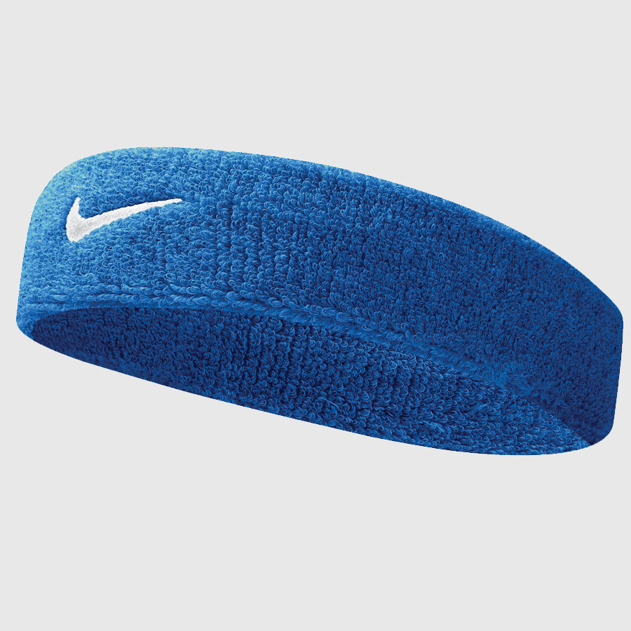 NIKE SWOOSH HEADBAND ROYAL BLUE - NNN07402OS-NIKE by Nike | Available at Niky's Sports