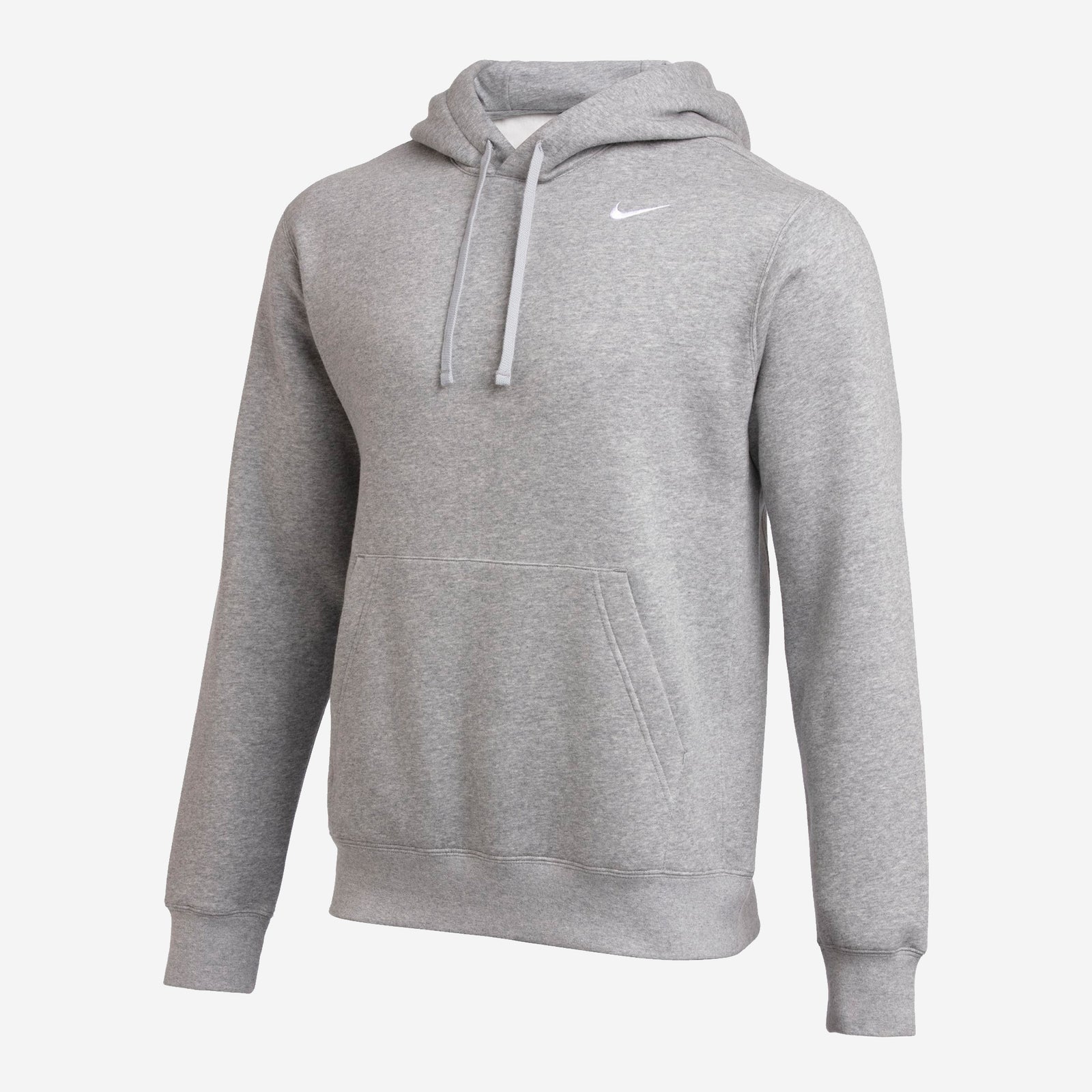 Nike Men's Club Team Fleece Hood Gray - CJ1611-063-NIKE by Nike | Available at Niky's Sports