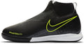 Kid's Phantom Vision Academy DF Indoor Shoes - Black/Volt