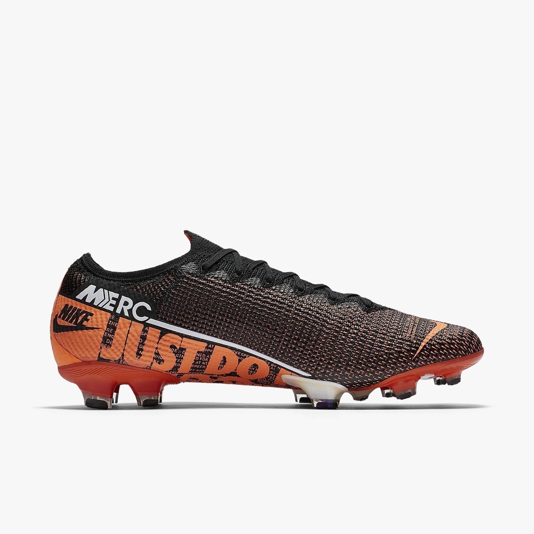 Men's Mercurial Vapor 13 Elite FG Black/Hyper Crimson - AQ4176-018-NIKE by Nike | Available at Niky's Sports