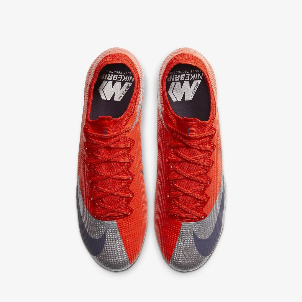 Men's Mercurial Vapor 13 Elite FG Max Orange/Metallic Silver - AQ4176-851-NIKE by Nike | Available at Niky's Sports