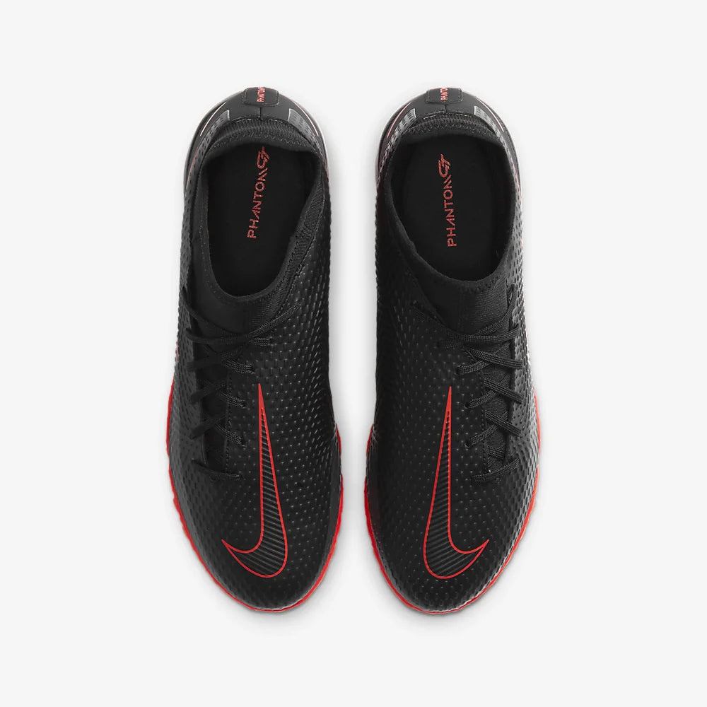 Men's Phantom GT Academy Dynamic Fit Turf Soccer Shoes Black/Red