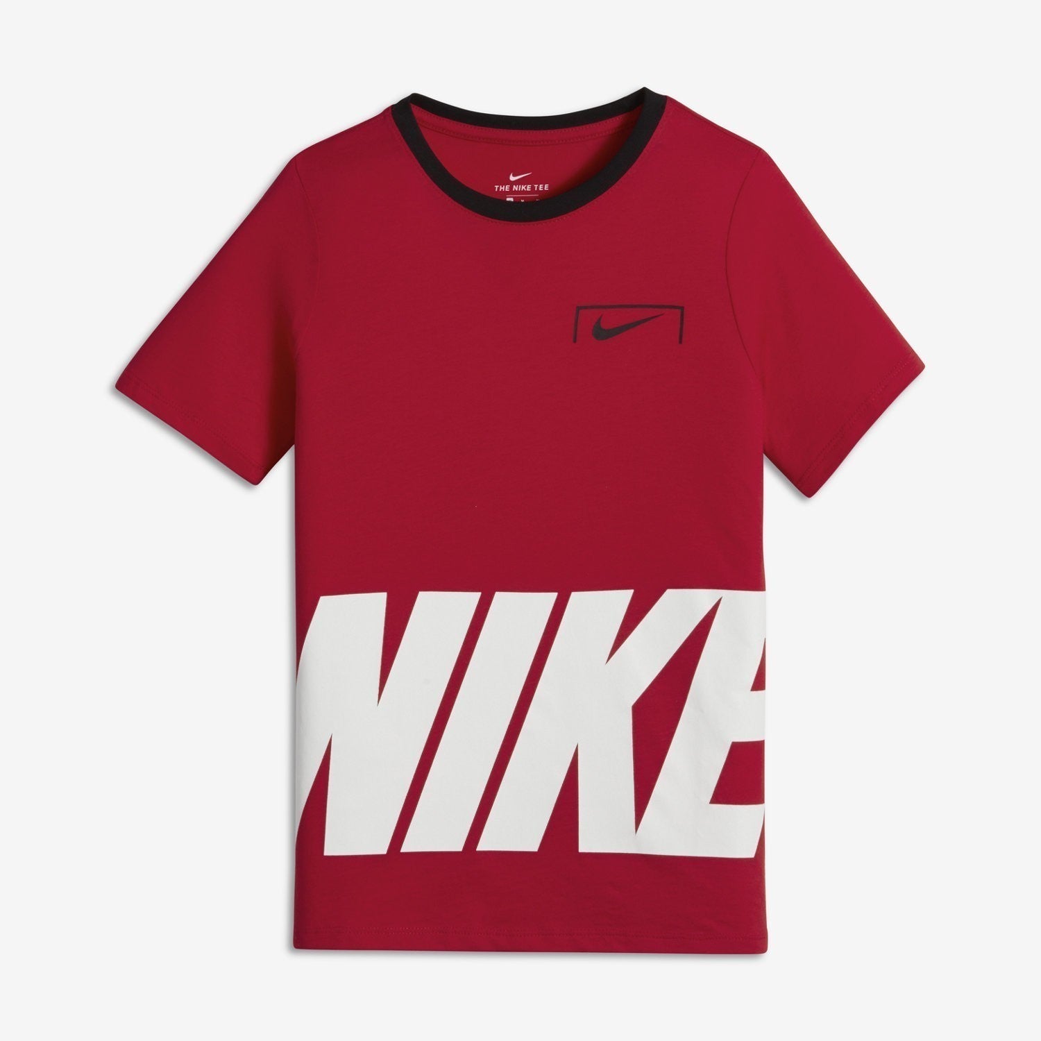 Boy's Swoosh Goal T-Shirt - Red