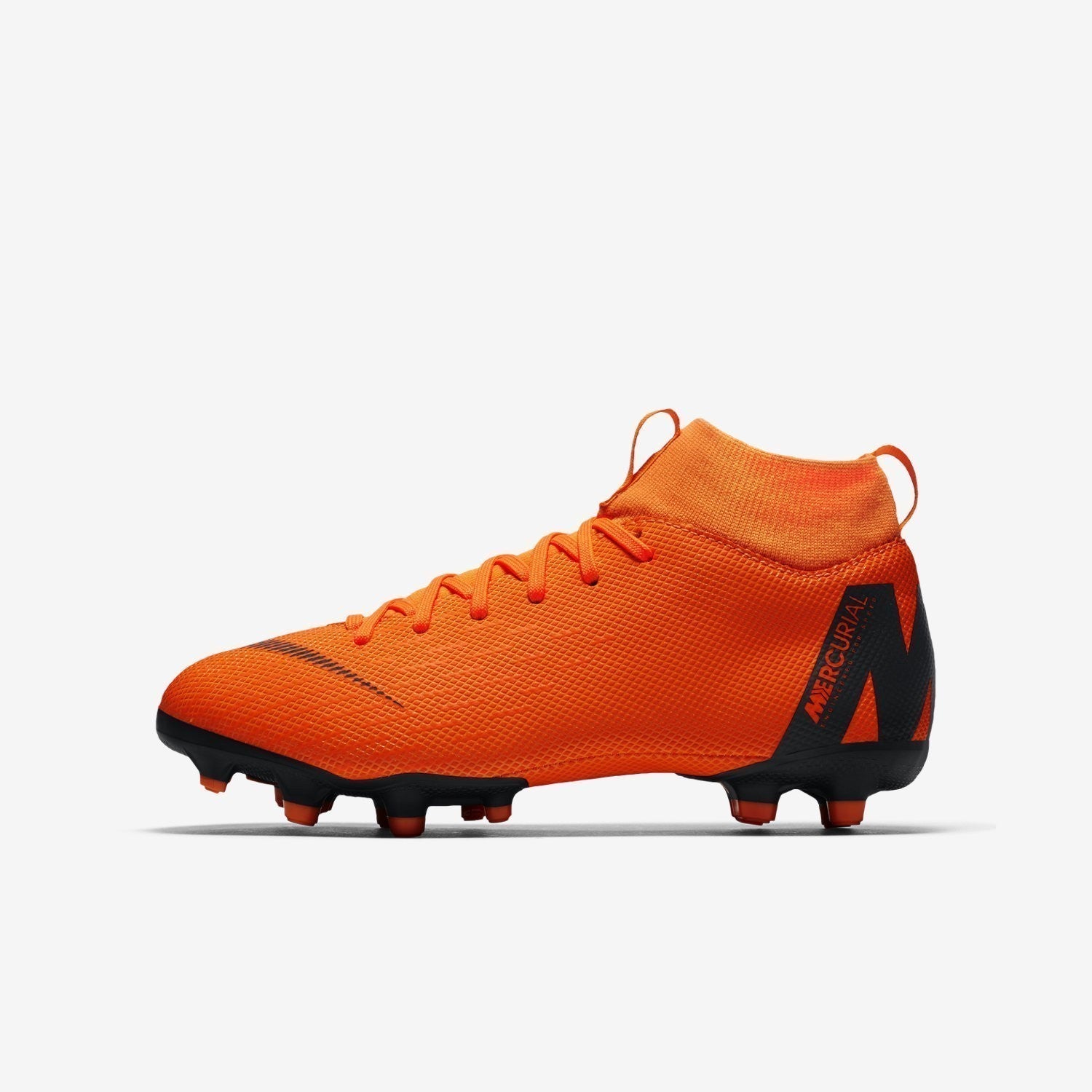 Nike Jr. Superfly VI Academy Multi-Ground Soccer Cleat - Total Orange
