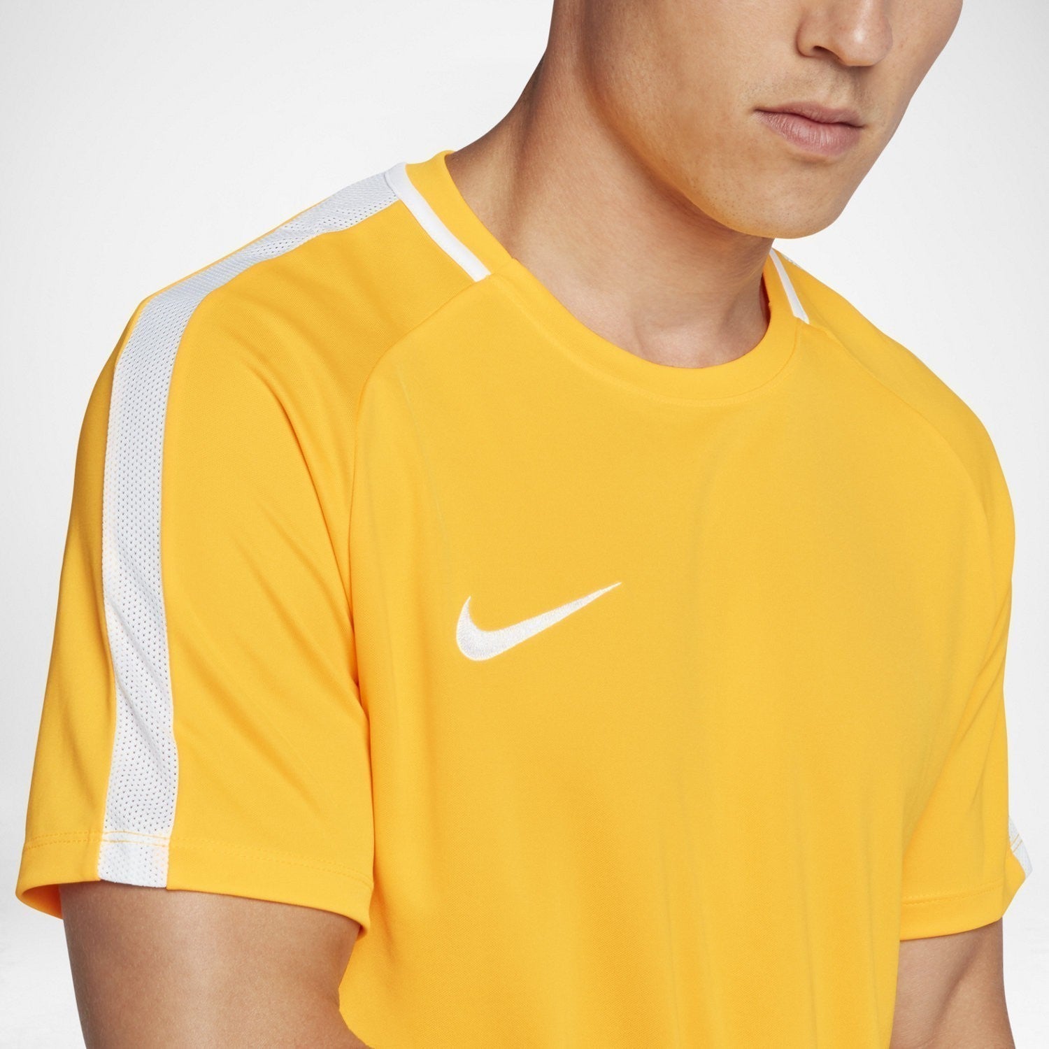 Men's Dry Academy Short Sleeve Training Top - Laser Orange/ White