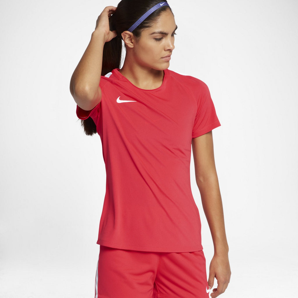Women's Dri-Fit Academy Short Sleeve Soccer Jersey - Red