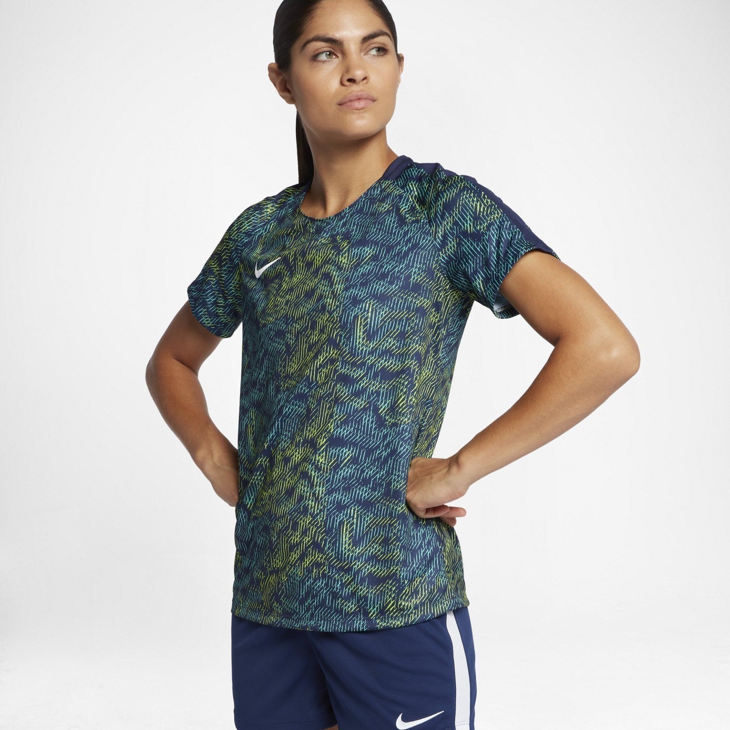 Women's Dry Academy Soccer Top - Light Aqua Blue