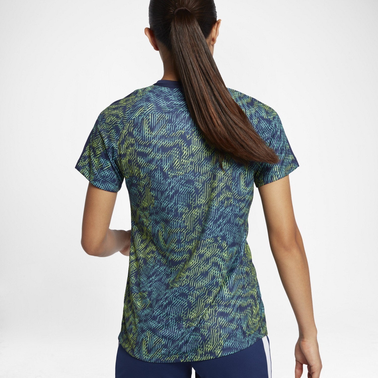 Women's Dry Academy Soccer Top - Light Aqua Blue