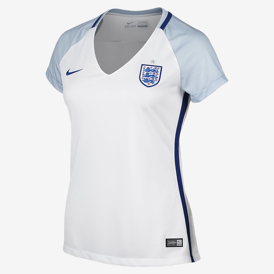 Women's England Stadium Home Soccer Jersey 2016 - 724668-100-NIKE by Nike | Available at Niky's Sports