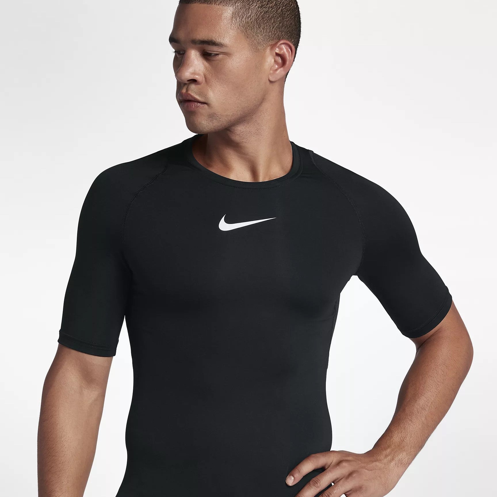Nike Pro Training baselayer t-shirt in black