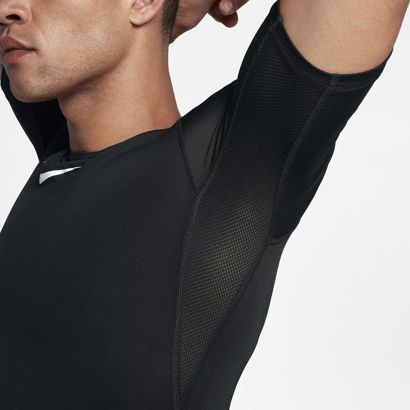 Men’s Nike Pro Short Sleeve Training Top - Black/White