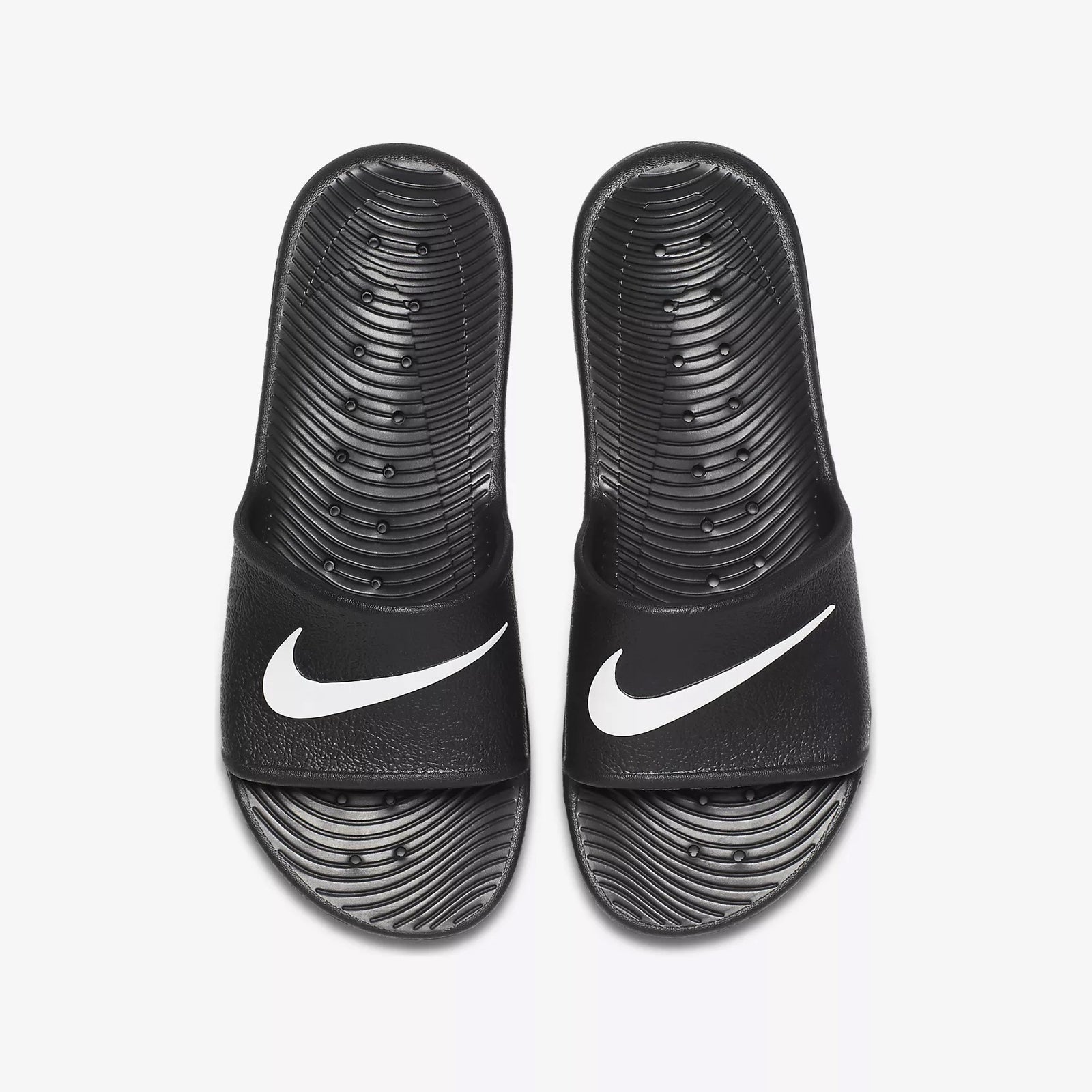 Men's Kawa Shower Slide - Black/White - 832528-001-NIKE by Nike | Available at Niky's Sports
