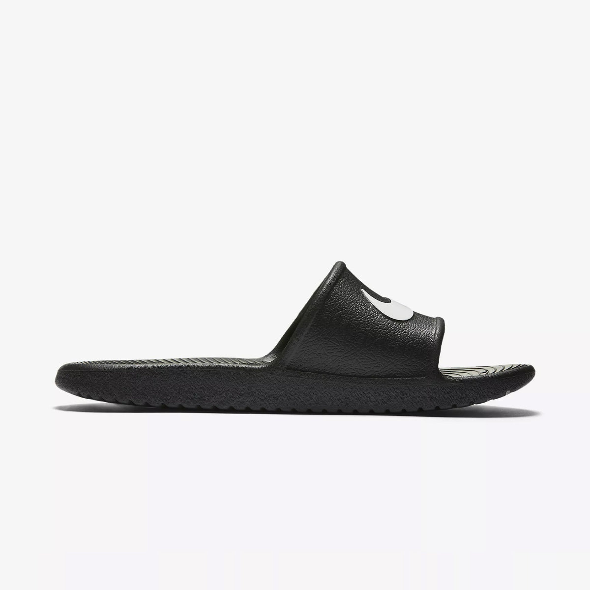 Men's Kawa Shower Slide - Black/White - 832528-001-NIKE by Nike | Available at Niky's Sports