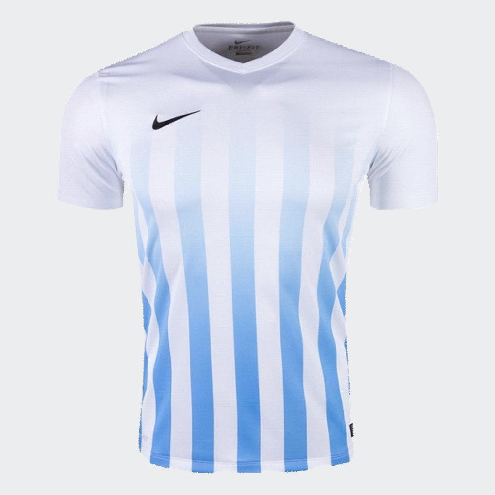 Kid's Striped Division II Jersey - White/Blue