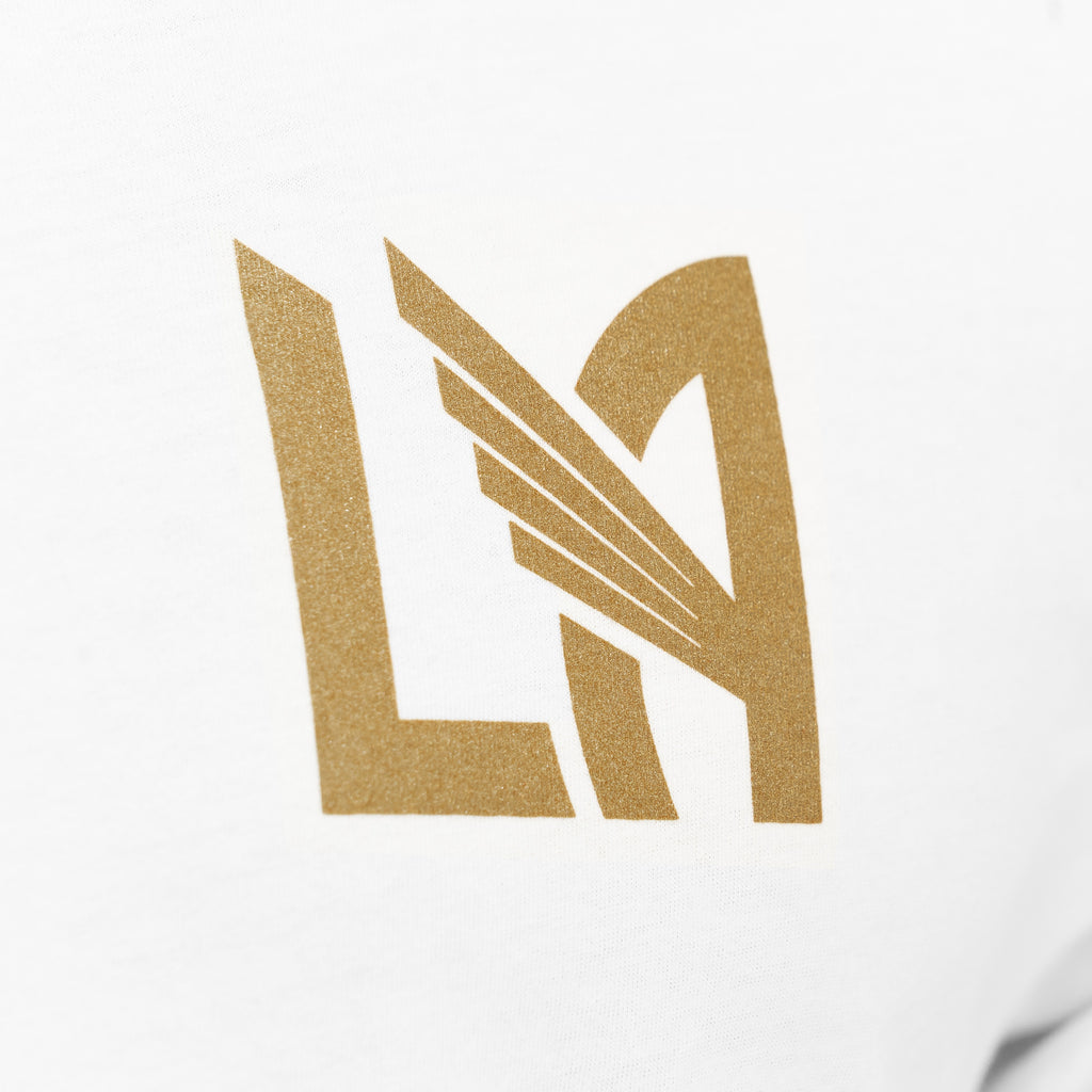 LAFC Heart of Los Angeles Long Sleeve Tee - White/Gray/Gold