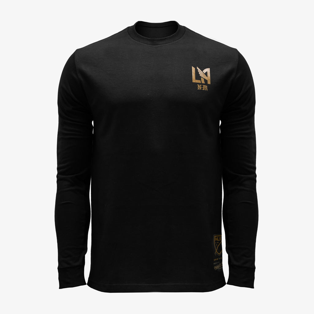 LAFC x Never Made Never Quits LS T-Shirt - Black/Gold