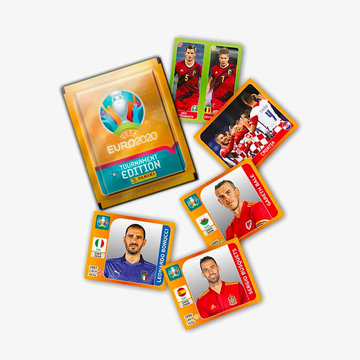 2021 Euro Sticker Pack - 1 Pack - 5 Stickers Per Pack - 98963-PANINI by Panini | Available at Niky&#39;s Sports