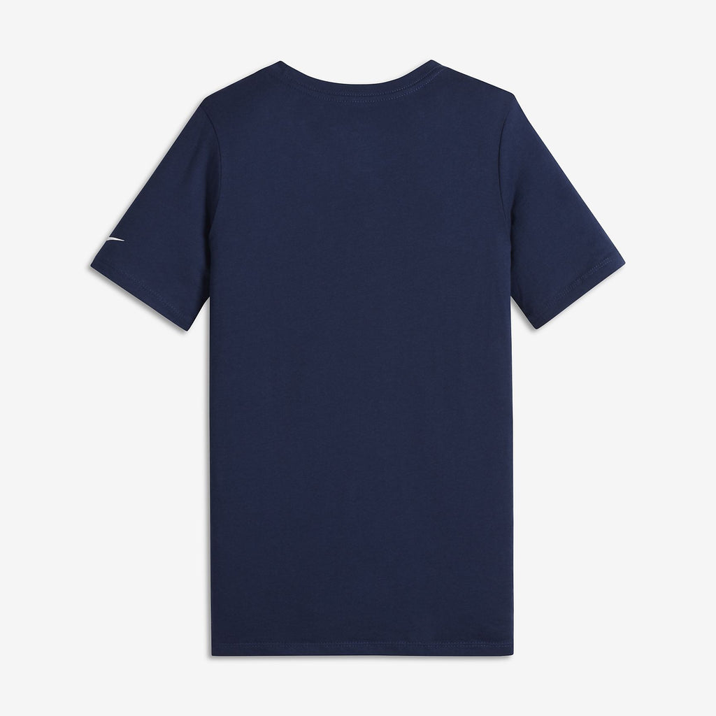 Kid's Paris Saint-Germain Crest T-Shirt - Midnight Navy - 898631-410-NIKE by Nike | Available at Niky's Sports