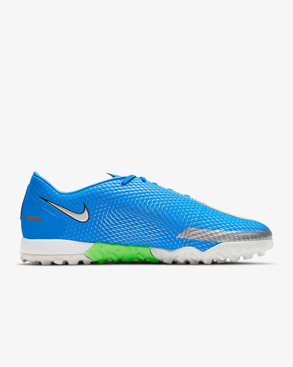 Men's Phantom GT Academy Turf Soccer Shoes Blue - CK8470-400-NIKE by Nike | Available at Niky's Sports