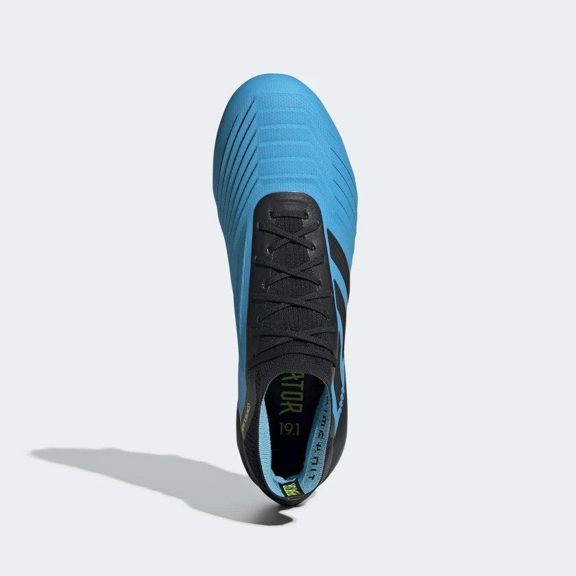 Men's Predator 19.1 FG Soccer Cleats Bright Cyan - F35606-ADIDAS by Adidas | Available at Niky's Sports