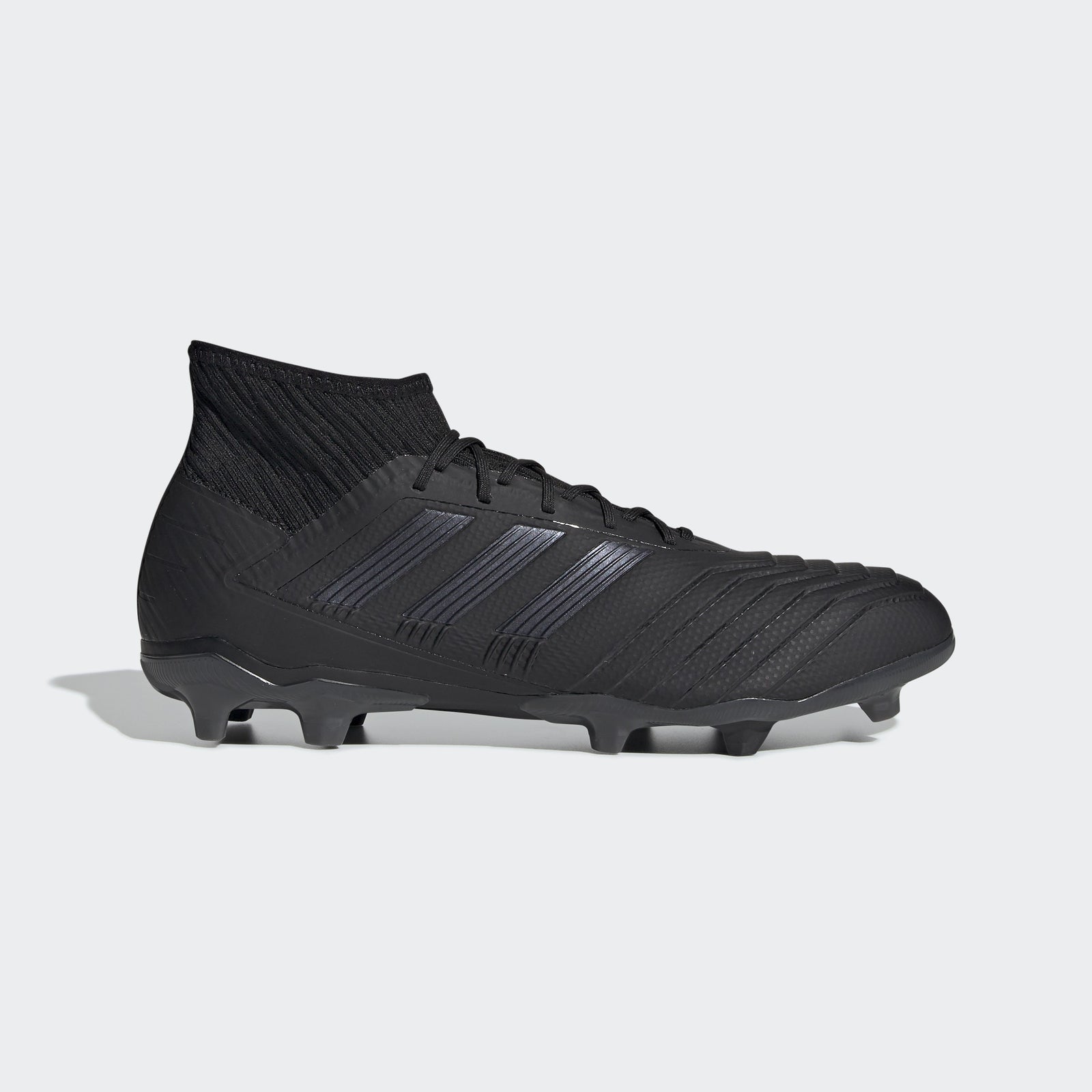 Men's Predator 19.2 FG Cleats -  Core Black/Utility Black - F35603-ADIDAS by Adidas | Available at Niky's Sports