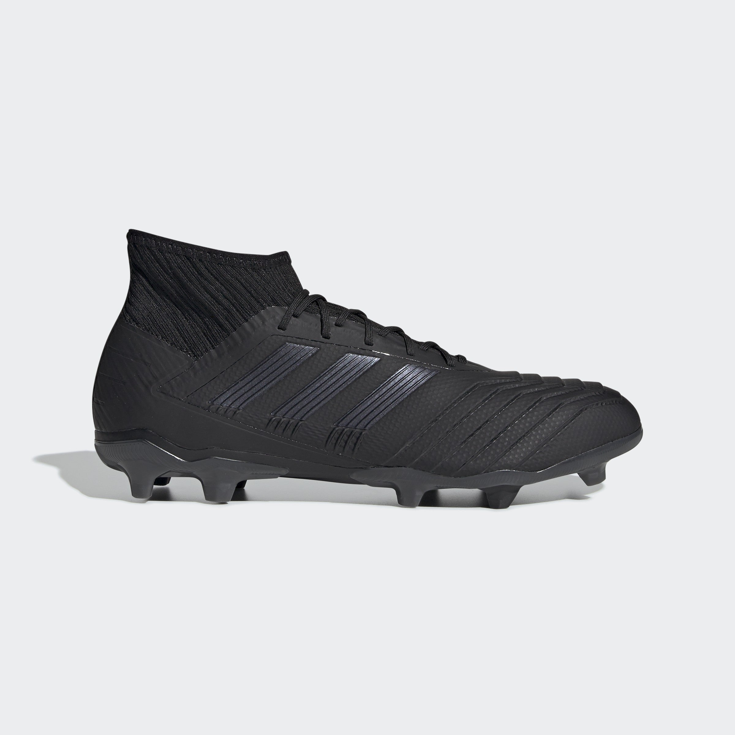 Men's Predator 19.2 FG Cleats -  Core Black/Utility Black - F35603-ADIDAS by Adidas | Available at Niky's Sports