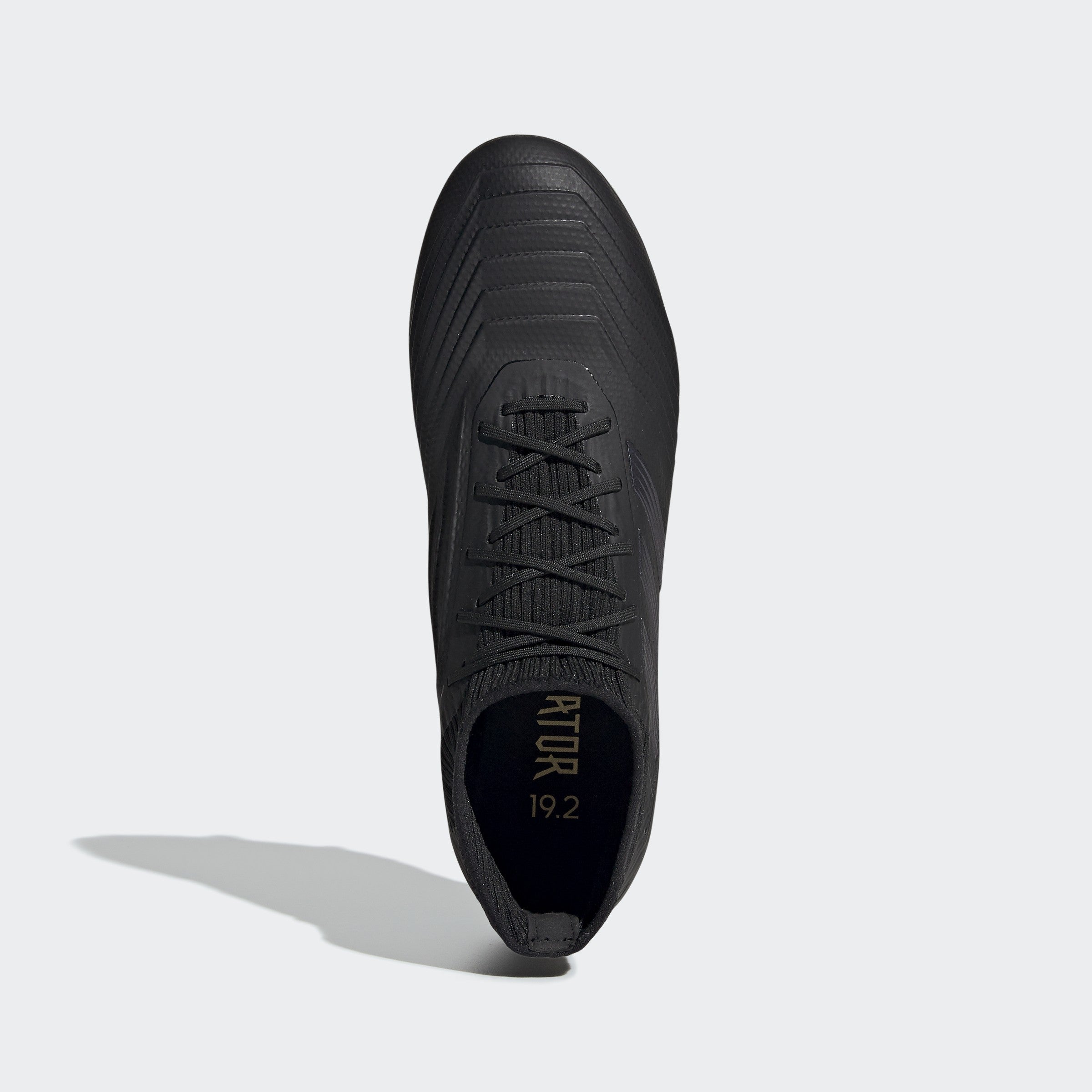 Men's Predator 19.2 FG Cleats -  Core Black/Utility Black - F35603-ADIDAS by Adidas | Available at Niky's Sports