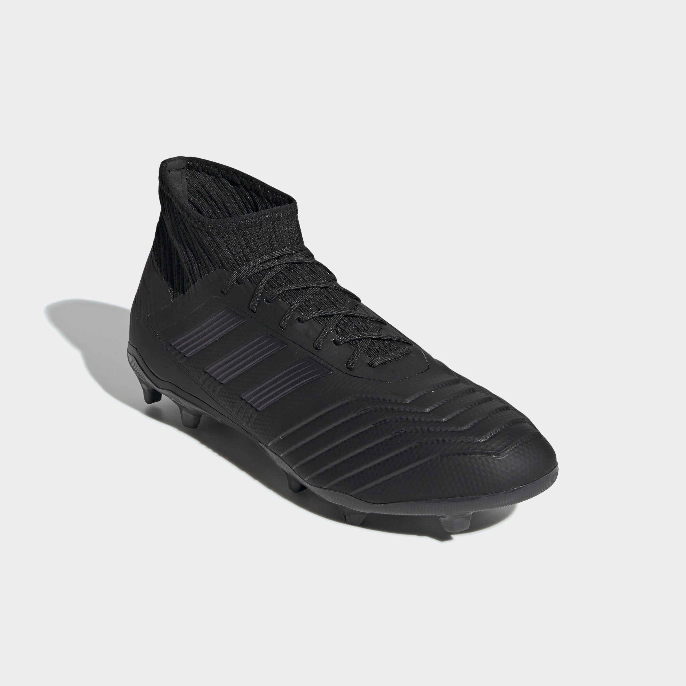 Men's Predator 19.2 FG Cleats -  Core Black/Utility Black - F35603-ADIDAS by Adidas | Available at Niky's Sports
