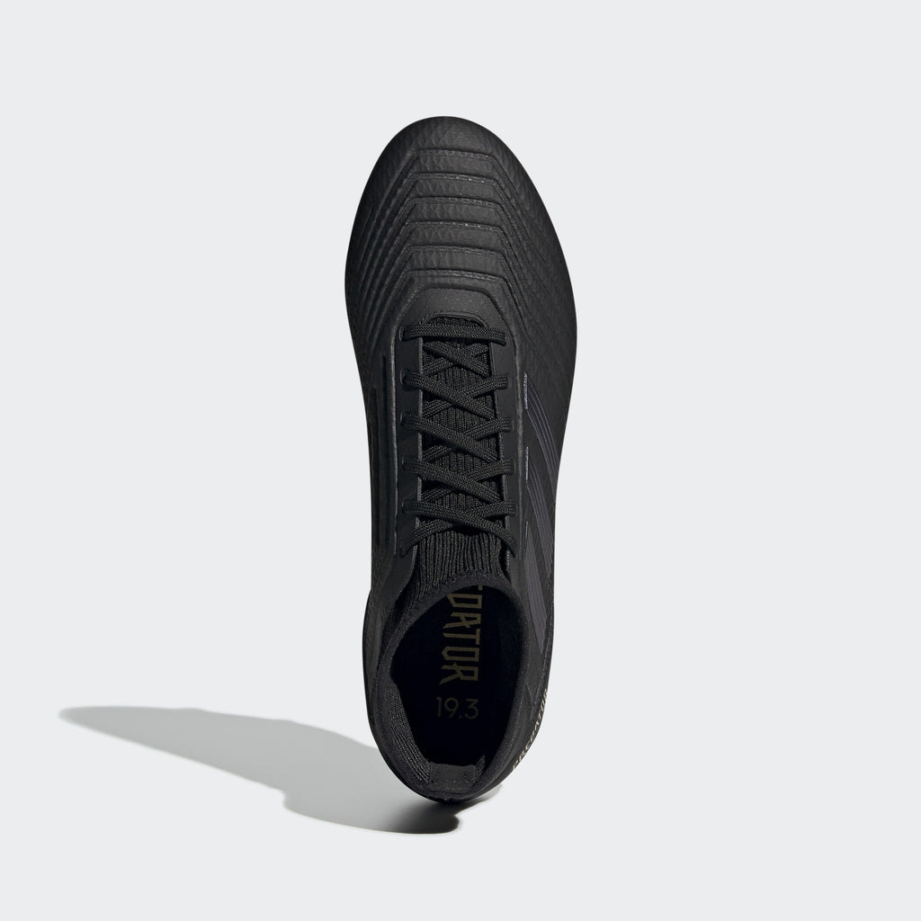 Predator 19.1 FG Kid's Cleats - Core Black/Utility Black - G25791-ADIDAS by Adidas | Available at Niky's Sports