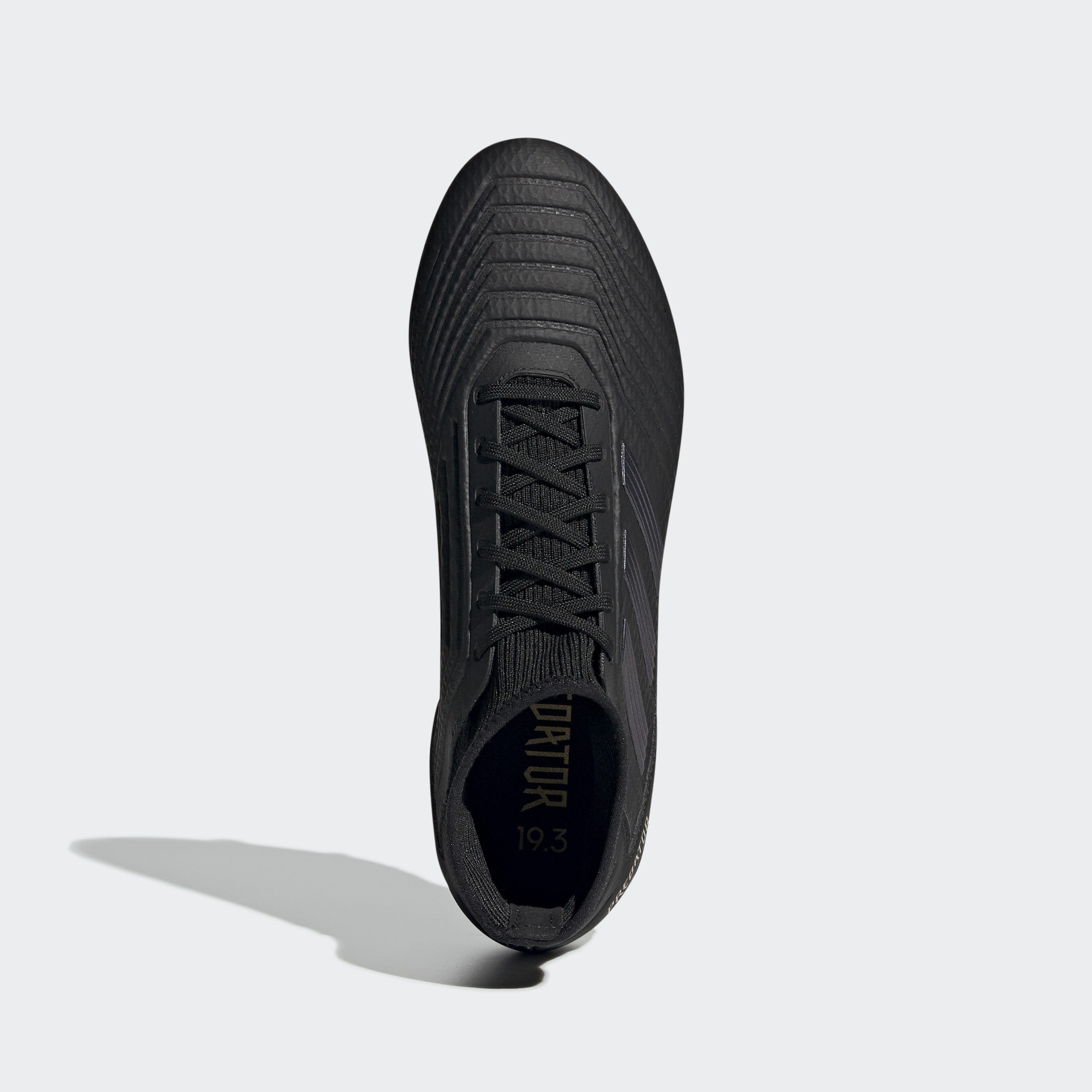 Predator 19.1 FG Kid's Cleats - Core Black/Utility Black - G25791-ADIDAS by Adidas | Available at Niky's Sports