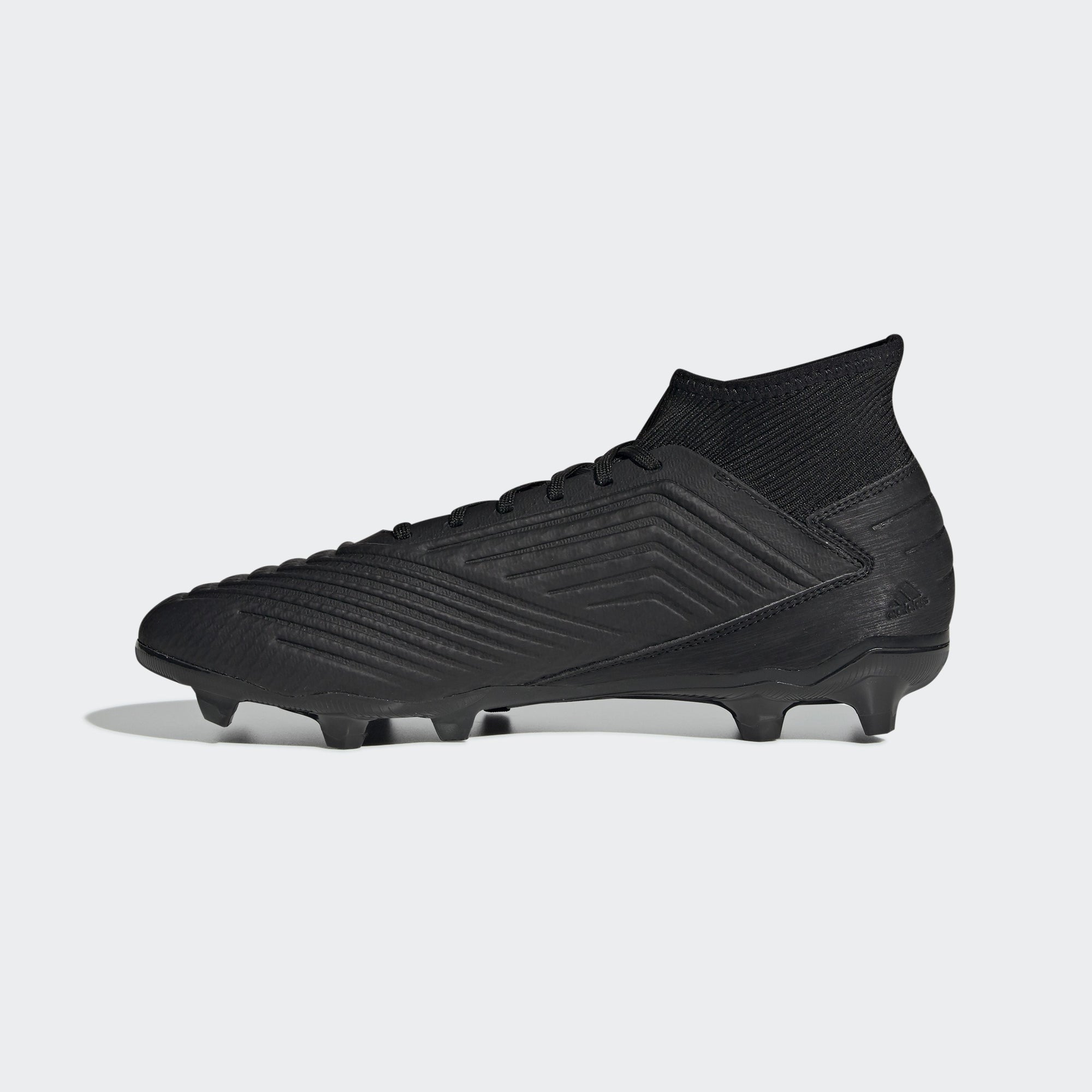 Predator 19.1 FG Kid's Cleats - Core Black/Utility Black - G25791-ADIDAS by Adidas | Available at Niky's Sports