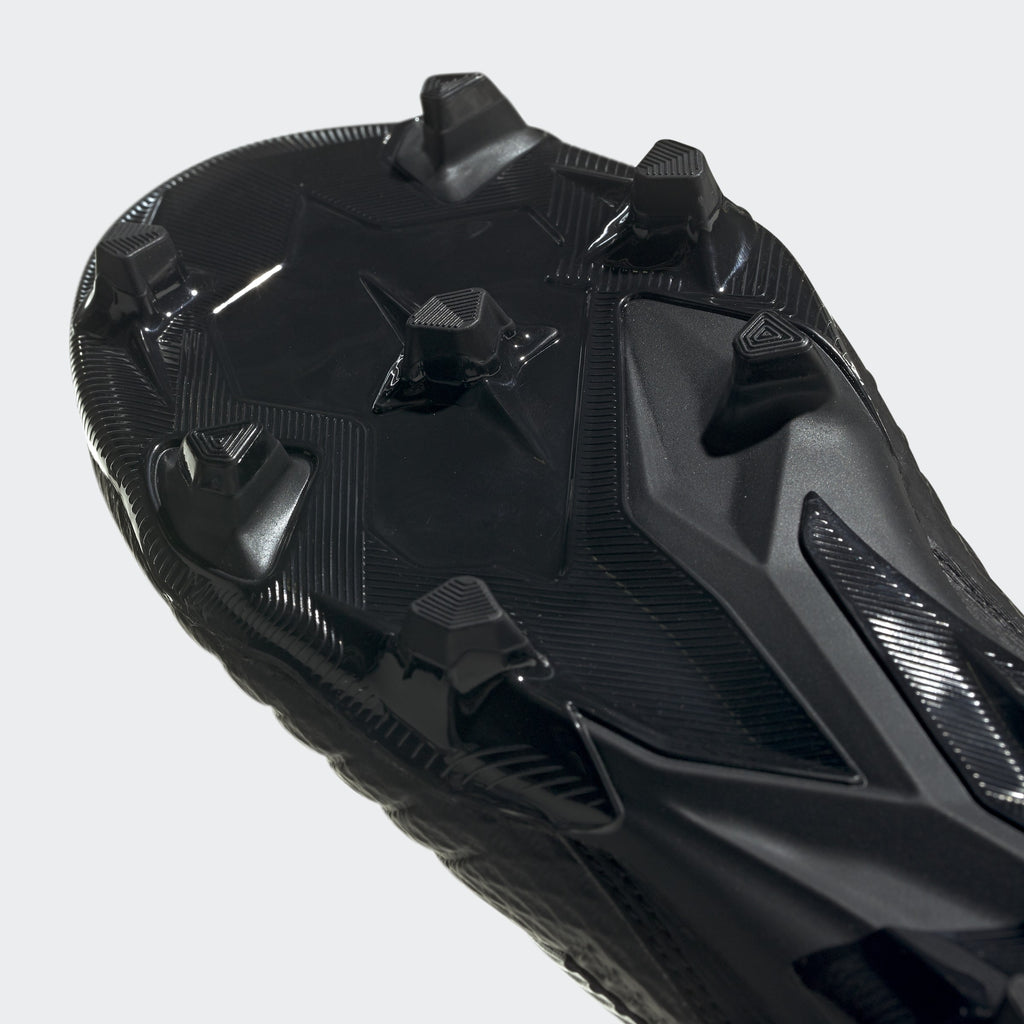 Predator 19.1 FG Kid's Cleats - Core Black/Utility Black - G25791-ADIDAS by Adidas | Available at Niky's Sports