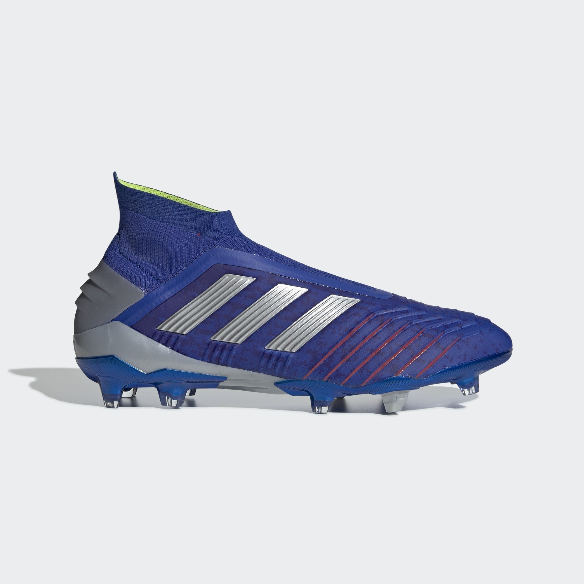 Men's Predator 19+ FG Soccer Cleats - Bold Blue/Silver Metallic/Active