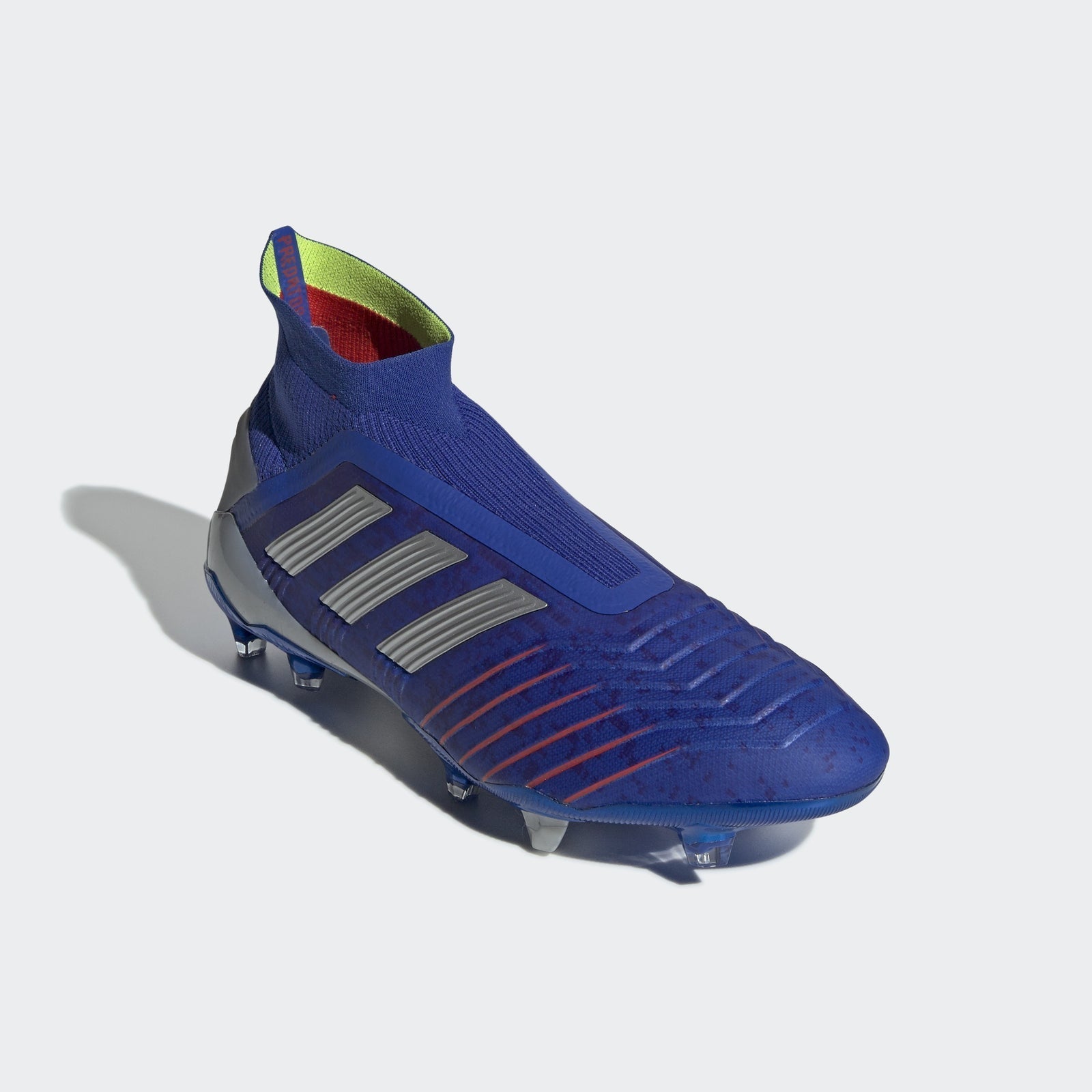 Men's Predator 19+ FG Soccer Cleats - Bold Blue/Silver Metallic/Active