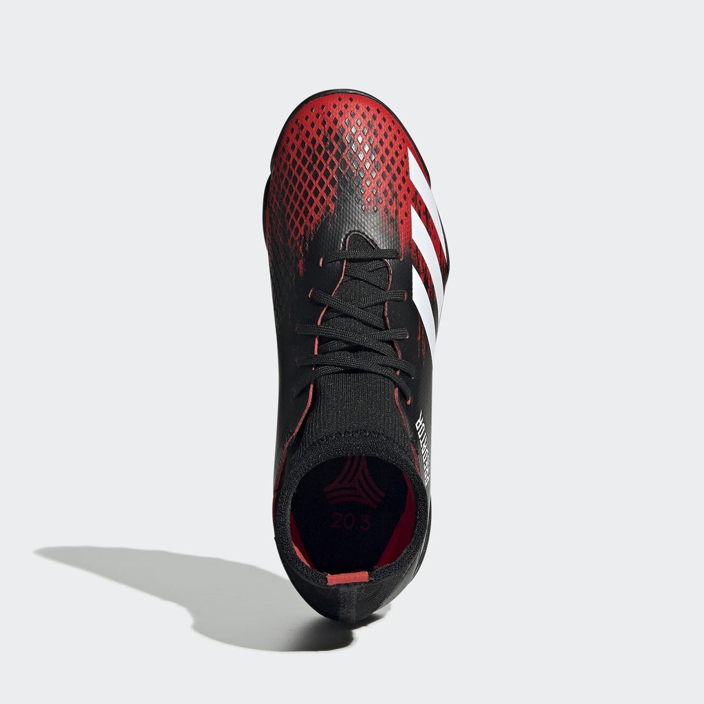 Predator 20.3 Turf Kid's Soccer Shoes Black/Red - EF1950-ADIDAS by Adidas | Available at Niky's Sports