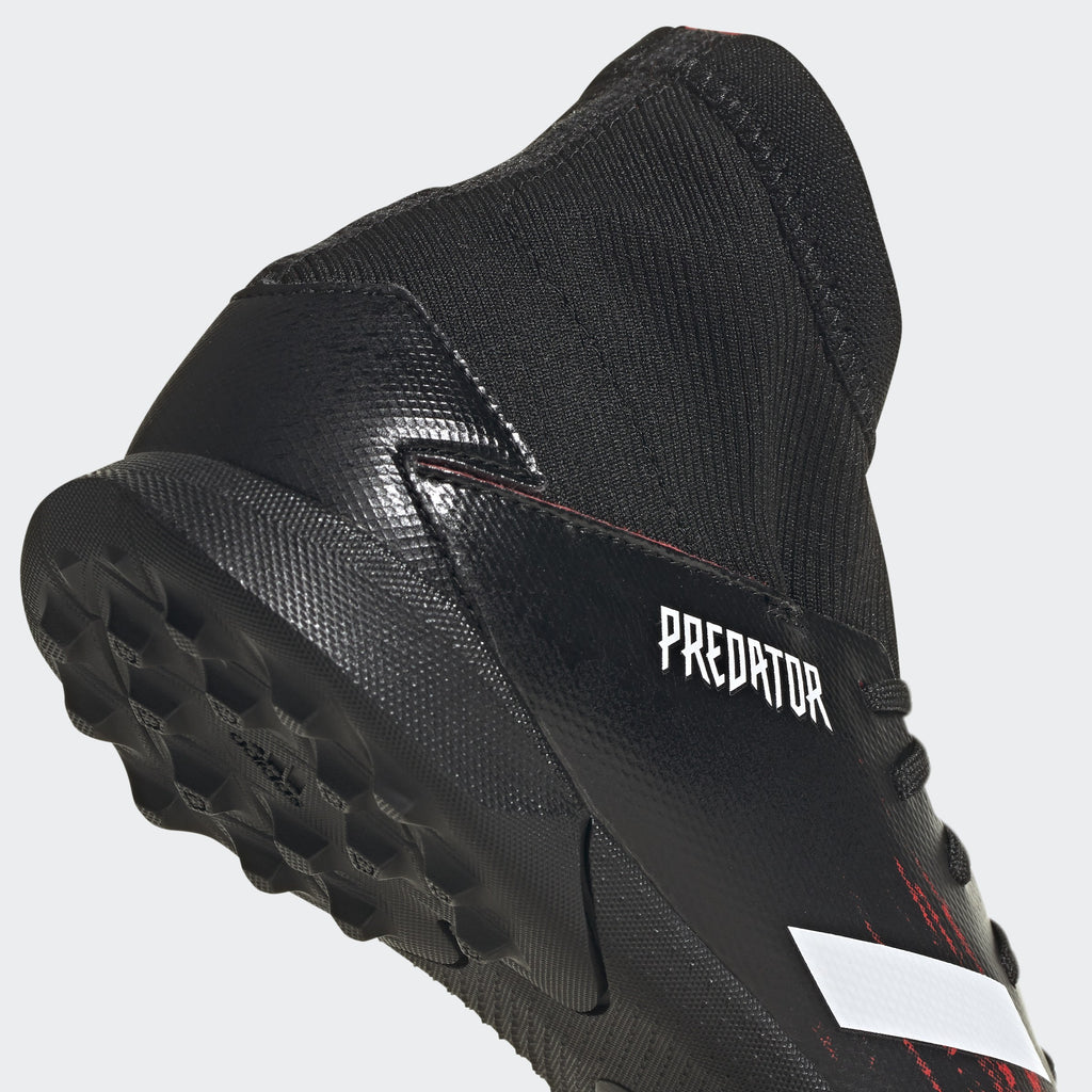 Predator 20.3 Turf Kid's Soccer Shoes Black/Red - EF1950-ADIDAS by Adidas | Available at Niky's Sports