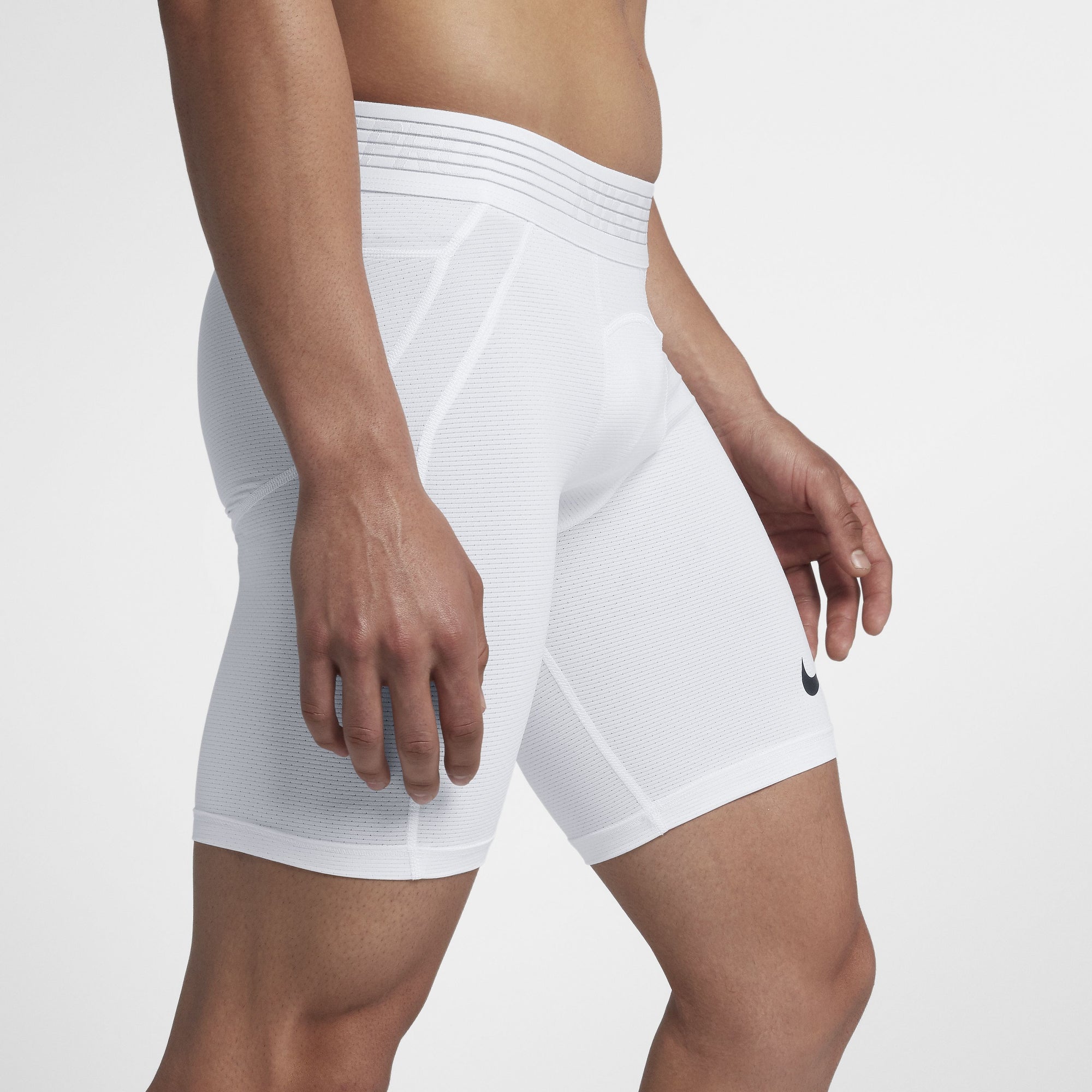 Men's Pro HyperCool Training Shorts - White/Black