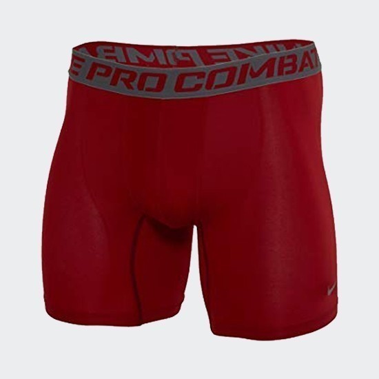 Kid&#39;s Nike Pro Combat Core Compression Shorts - Red