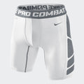 Men's Pro Combat 9" Compression Shorts - White