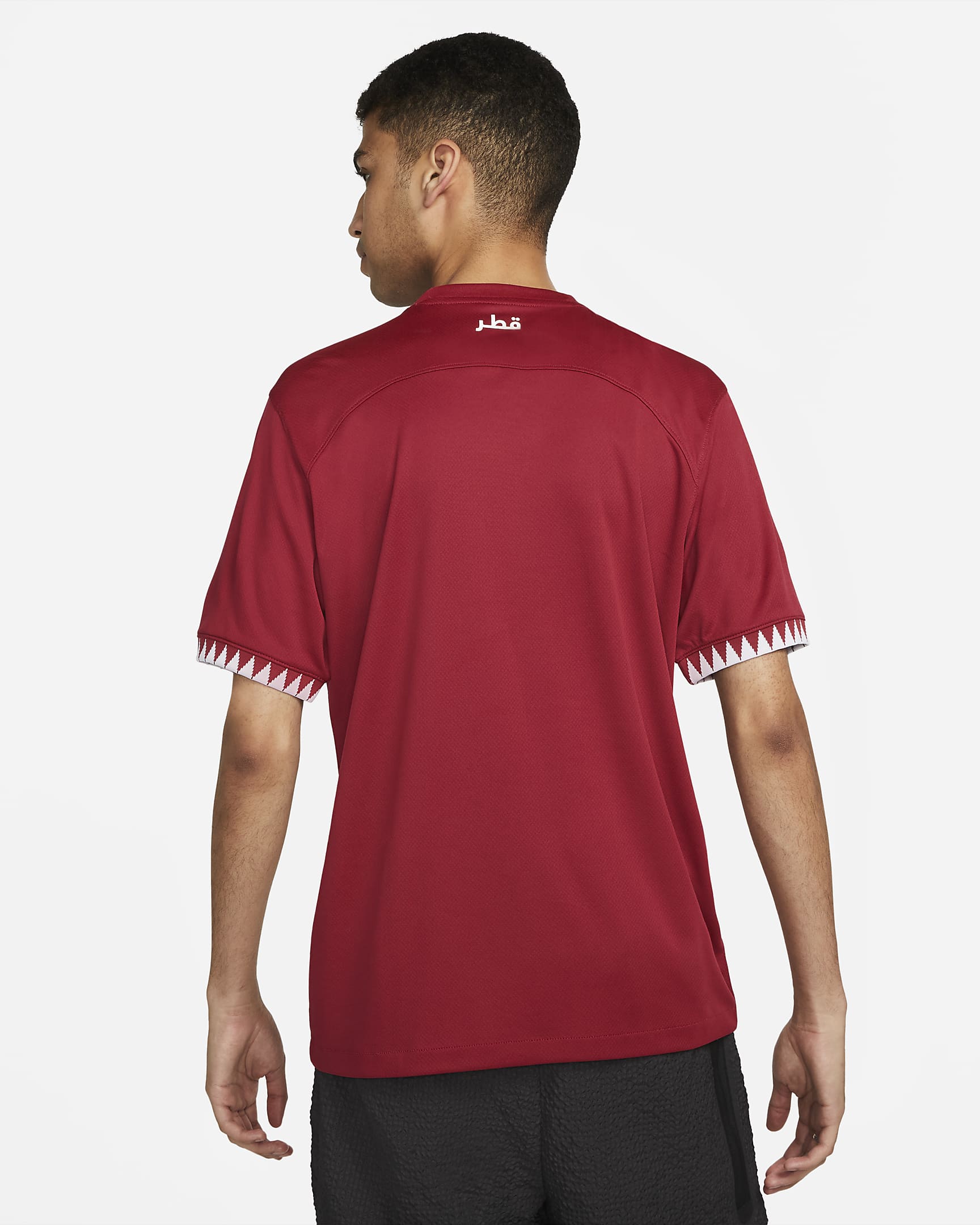 Nike Qatar 2022/23 Stadium Home Men's Nike Dri-FIT Soccer Jersey - DN0702-647-NIKE by Nike | Available at Niky's Sports