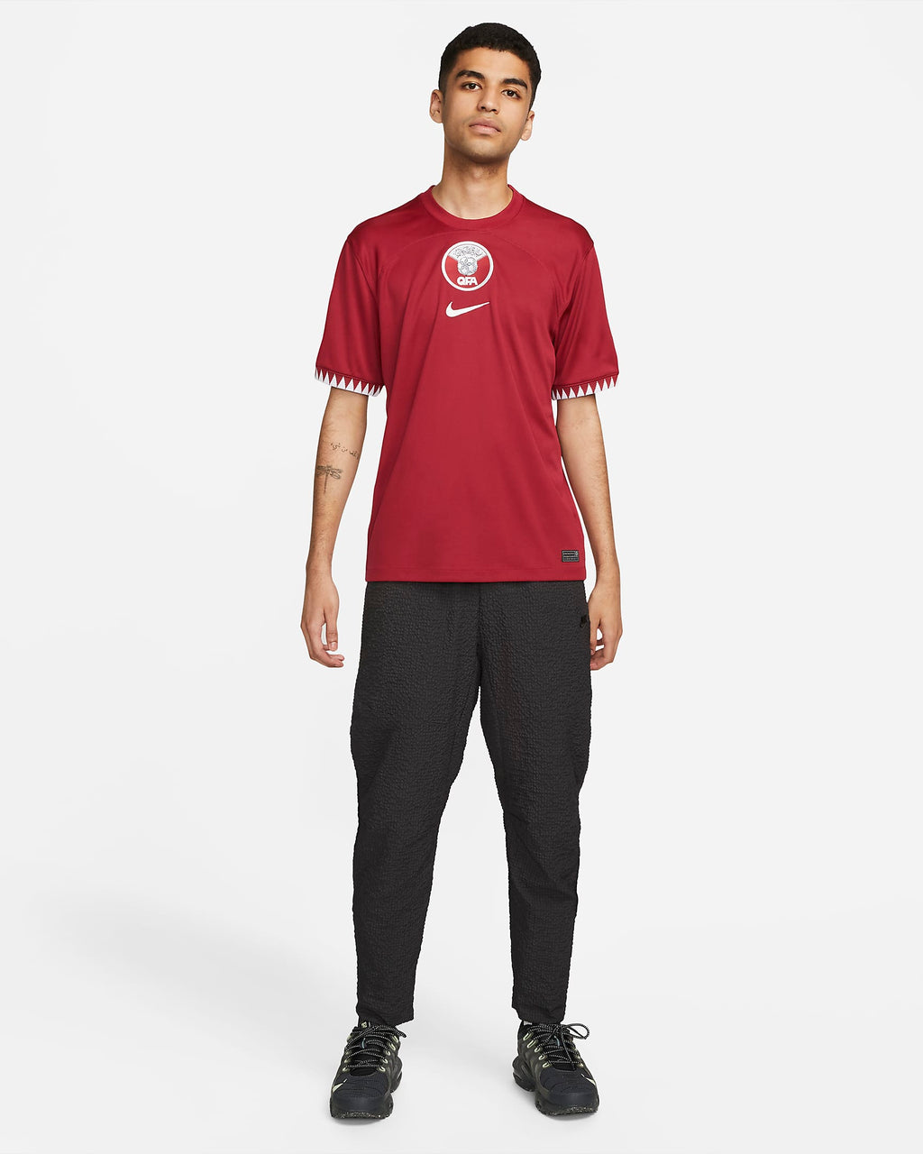Nike Qatar 2022/23 Stadium Home Men's Nike Dri-FIT Soccer Jersey - DN0702-647-NIKE by Nike | Available at Niky's Sports