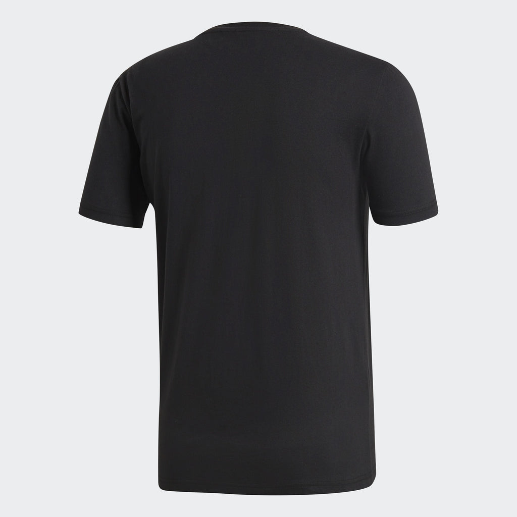 Men's Real Madrid 3-Stripes Tee - Black/White