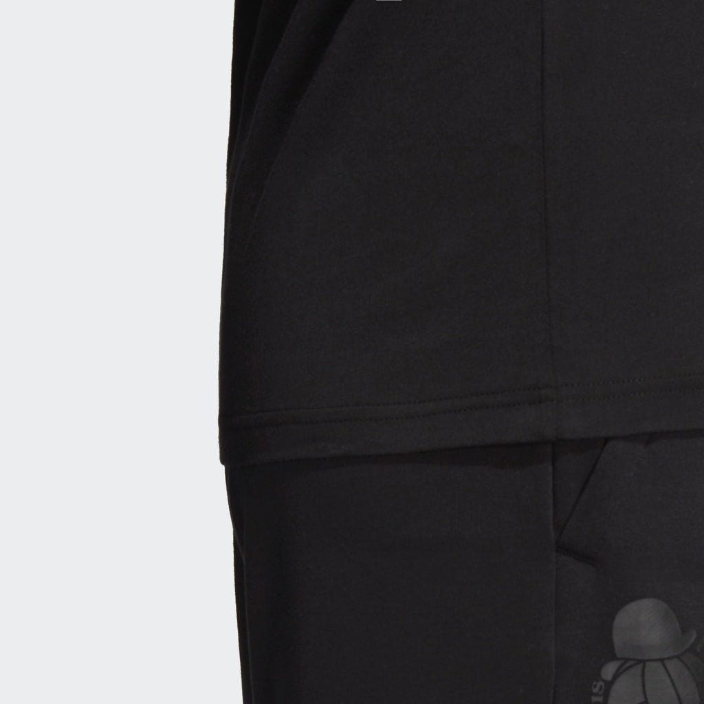 Men's Real Madrid 3-Stripes Tee - Black/White