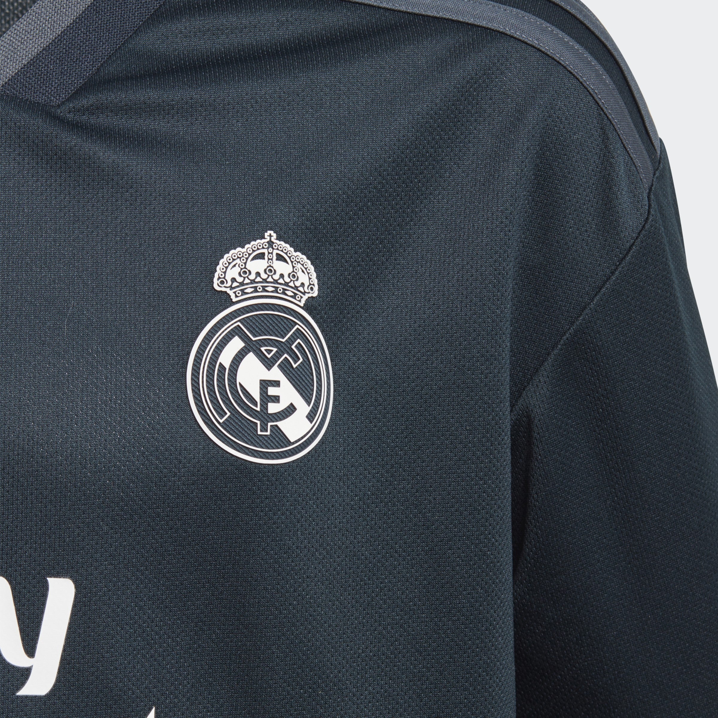 Kid's Real Madrid 18/19 Away Jersey - Tech Onix/White
