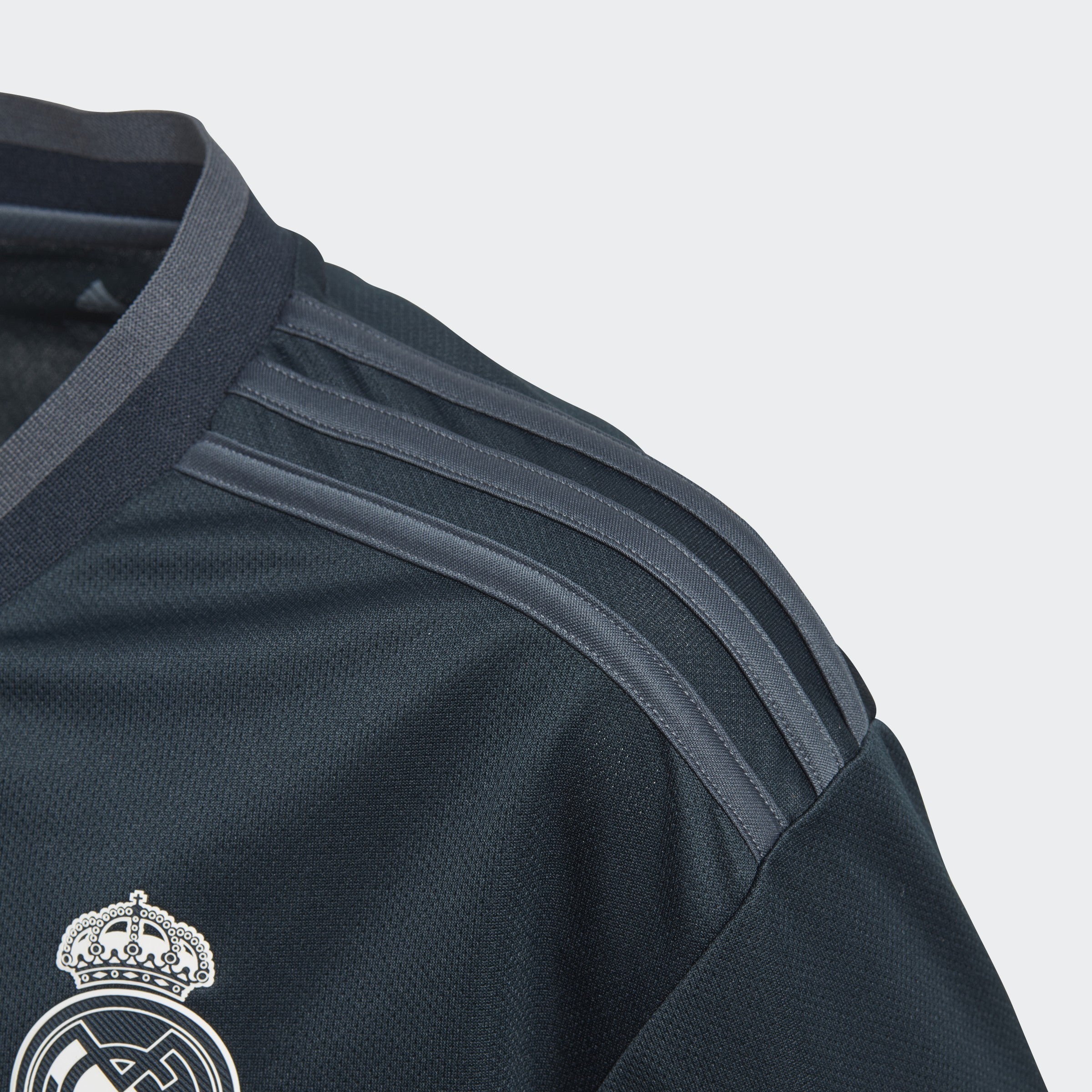 Kid's Real Madrid 18/19 Away Jersey - Tech Onix/White