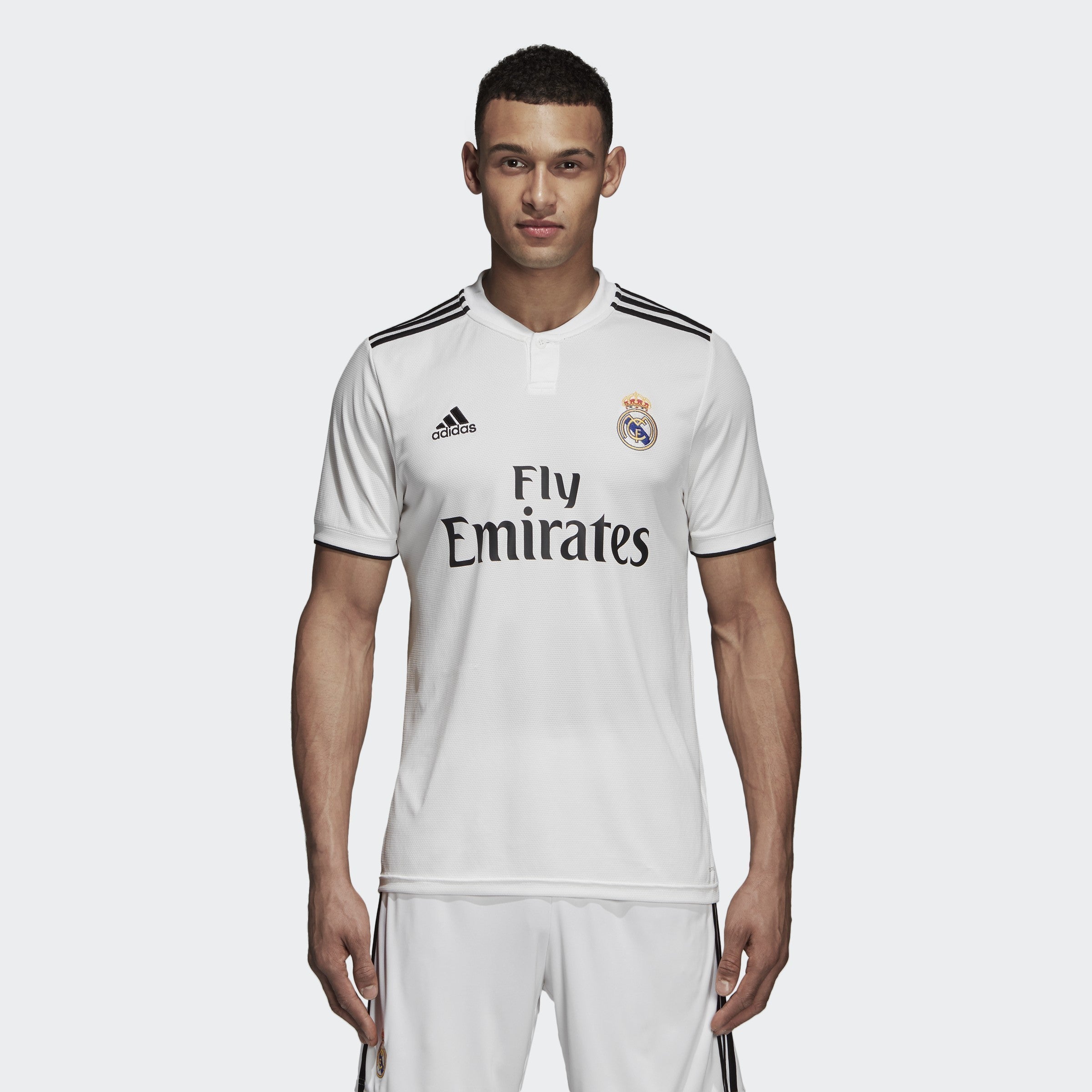 Men's Real Madrid 18/19 Home Jersey - White/Black