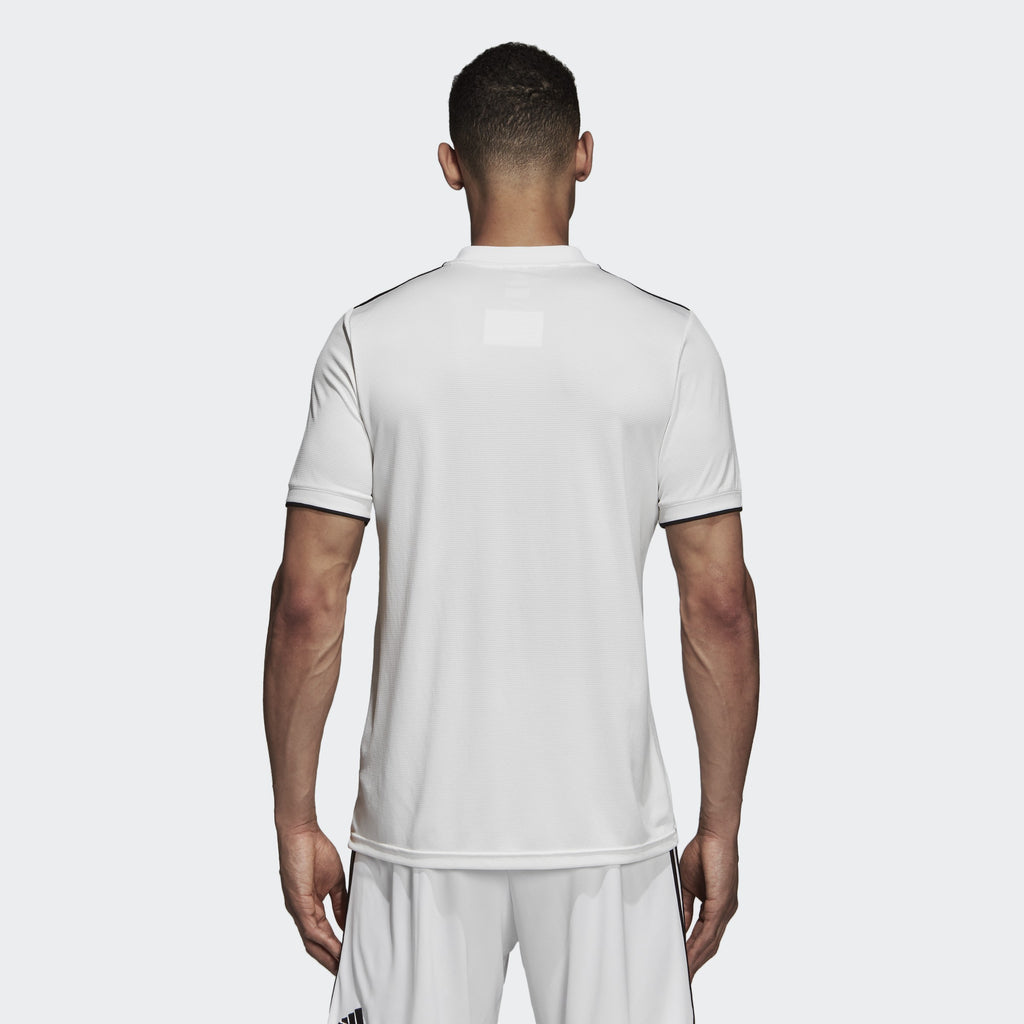 Men's Real Madrid 18/19 Home Jersey - White/Black - DH3372-ADIDAS by Adidas | Available at Niky's Sports