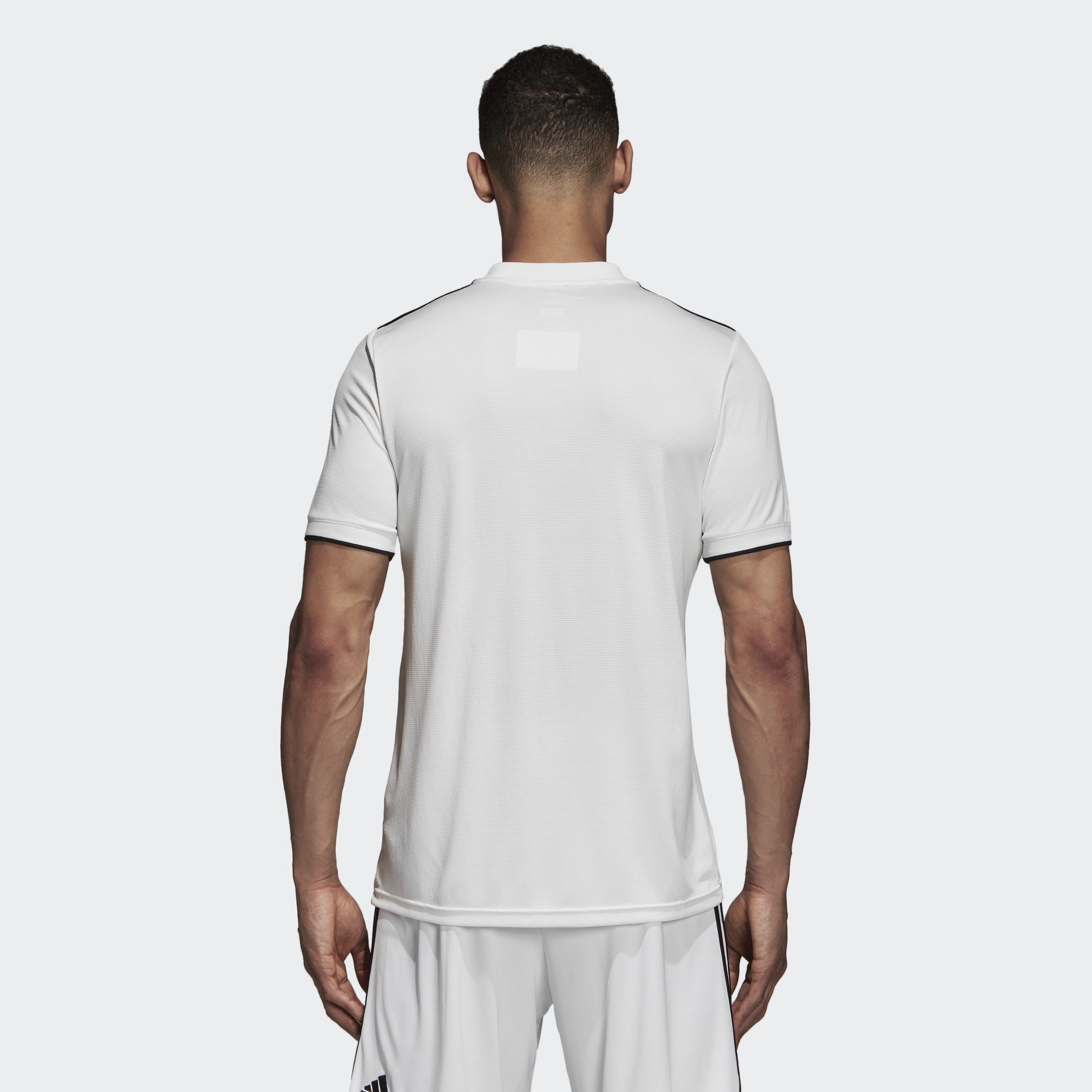 Men's Real Madrid 18/19 Home Jersey - White/Black - DH3372-ADIDAS by Adidas | Available at Niky's Sports
