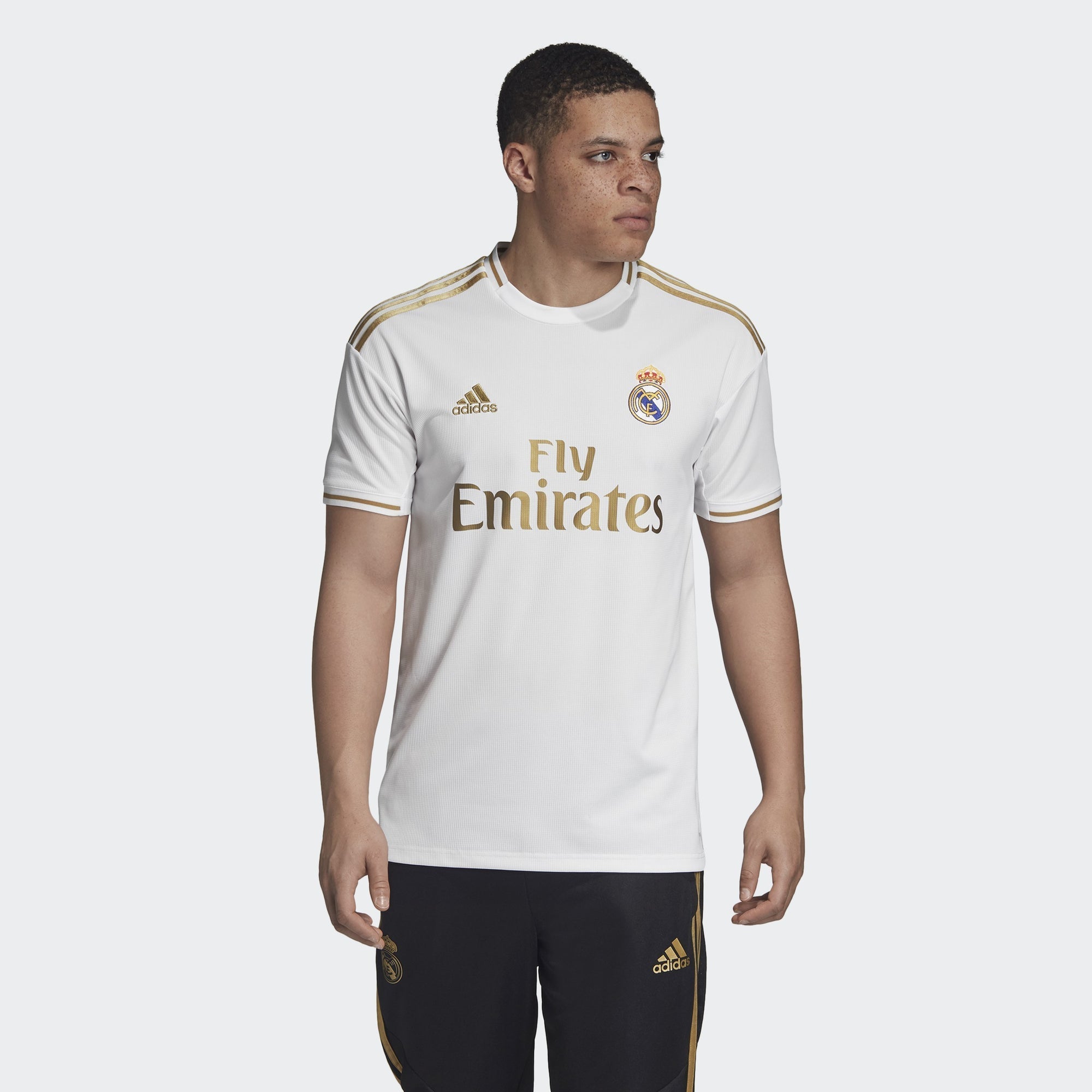 Men's Real Madrid 19/20 Home Jersey - White - DW4433-ADIDAS by Adidas | Available at Niky's Sports