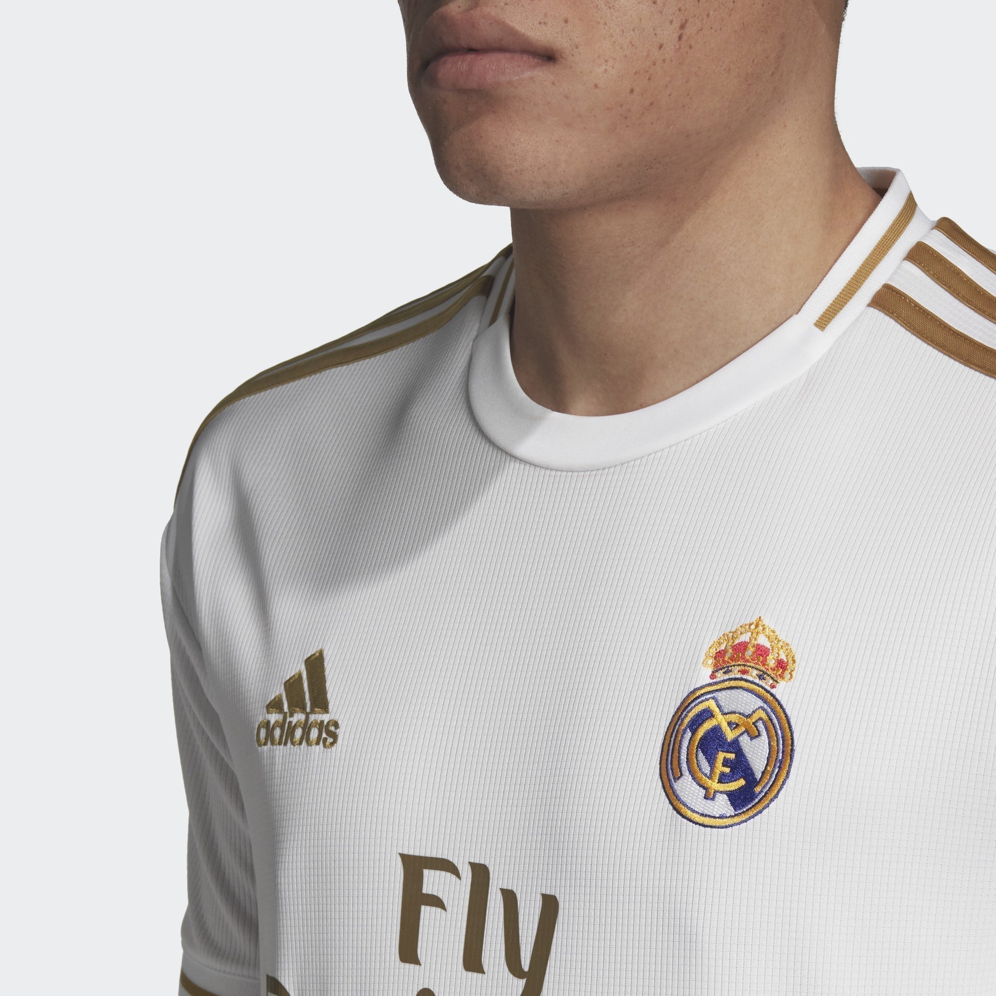 Men's Real Madrid 19/20 Home Jersey - White - DW4433-ADIDAS by Adidas | Available at Niky's Sports